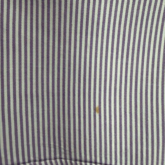 Paul Smith Jeans Mens XL Slim fit Purple striped Dress Shirt - Picture 6 of 8